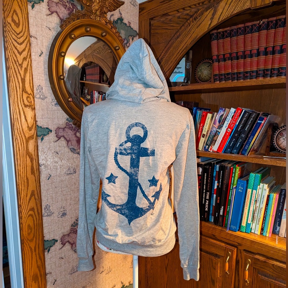 Nautical Anchor Zip Up